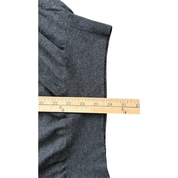 Peter Millar 100% Italian Merino Wool Sweater Vest Men's Large Charcoal Gray - Picture 12 of 12